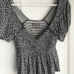 Urban Outfitters Black & White Floral